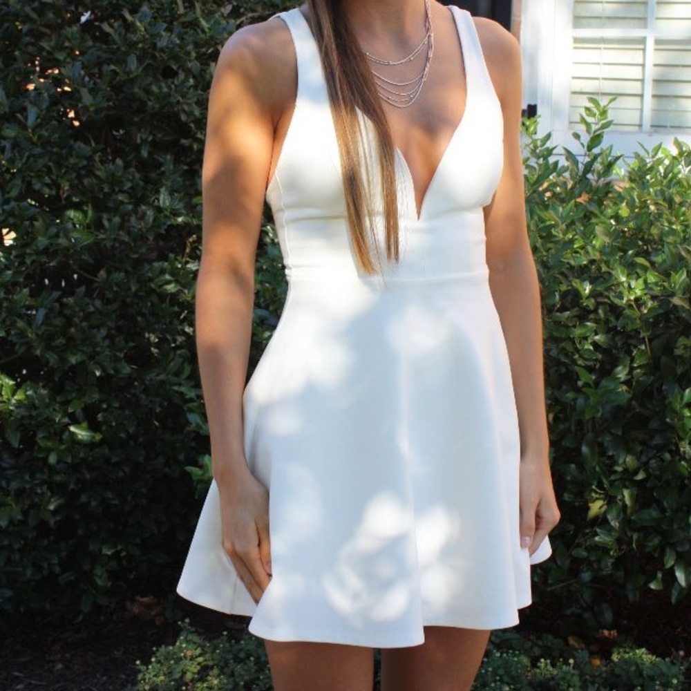 Lulus White Cocktail Dress